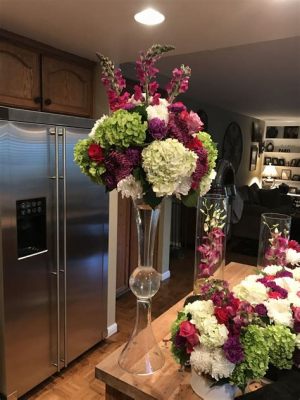 how to arrange flowers in a tall vase and the importance of balance in life